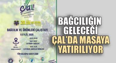 Bağcılığın Geleceği Çal'da Masaya Yatırılıyor