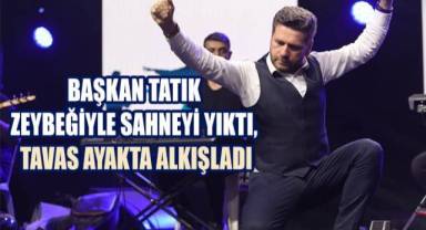 Başkan Tatık, Festivalde Tavas Zeybeğiyle Şov Yaptı!