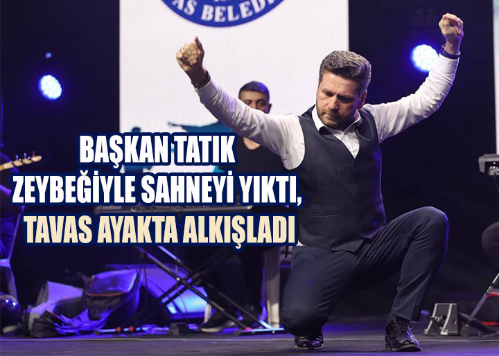 Başkan Tatık, Festivalde Tavas Zeybeğiyle Şov Yaptı!