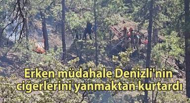 Erken müdahale Denizli'nin ciğerlerini yanmaktan kurtardı