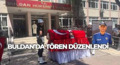 Hayatını kaybeden polis memuru için tören düzenlendi