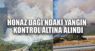 Honaz Dağı'ndaki yangın kontrol altına alındı