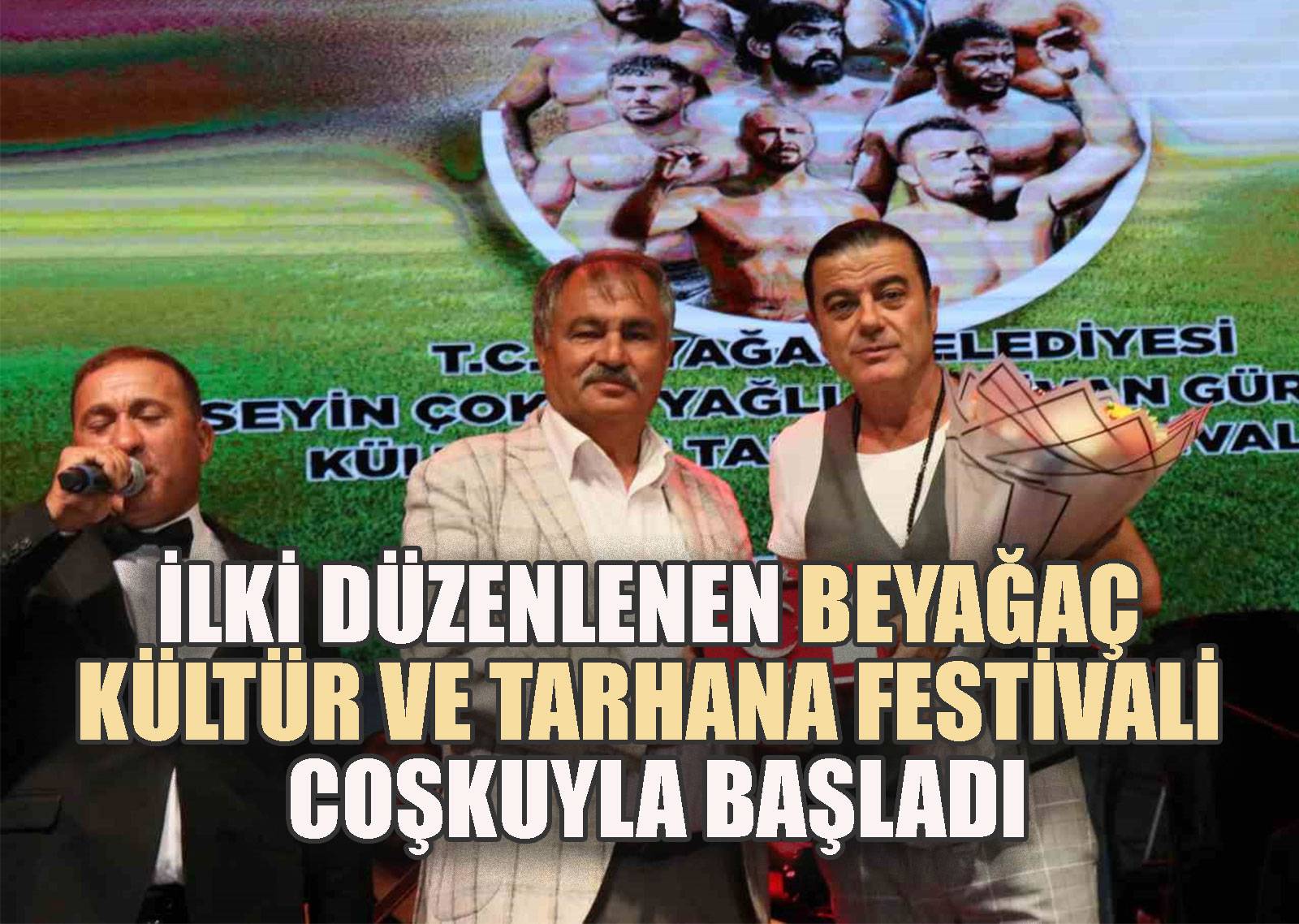 İlki düzenlenen Beyağaç Kültür ve Tarhana Festivali coşkuyla başladı