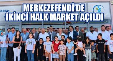 Merkezefendi'de Dayanışmanın Yeni Durağı: Halk Market 2. Şubesi