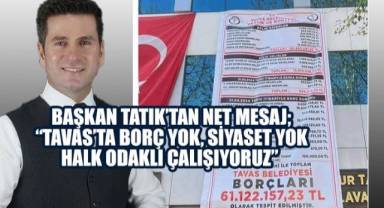 Tavas Belediye Başkanı Kadir Tatık,
