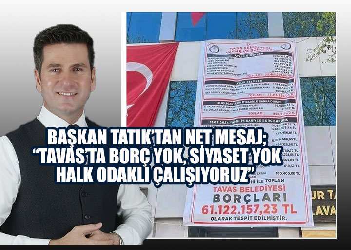 Tavas Belediye Başkanı Kadir Tatık, 