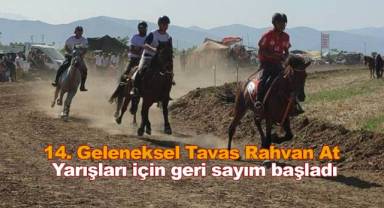 14. Geleneksel Tavas Rahvan At Yarışları için geri sayım başladı