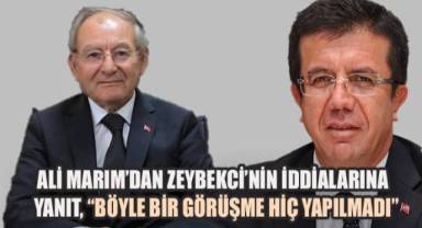 Ali Marım'dan Zeybekci'ye Yanıt: İddialar Gerçeği Yansıtmıyor
