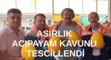 Asırlık miras Acıpayam kavunu tescillendi