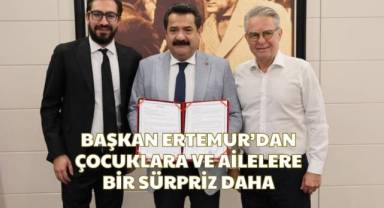 BAŞKAN ERTEMUR’DAN ÇOCUKLARA VE AİLELERE BİR SÜRPRİZ DAHA