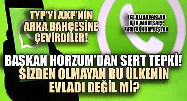 Başkan Horzum'dan AKP'ye Sert Çıkış,