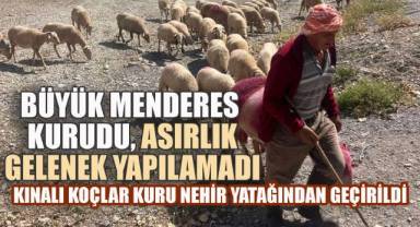 Büyük Menderes Kurudu, Asırlık Gelenek Yapılamadı: Çallılar Doğa İçin Ayağa Kalktı