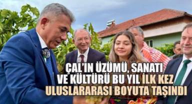 Çal bağlarında hasat coşkusu, bu yıl sınırları aşarak dünyaya taşındı
