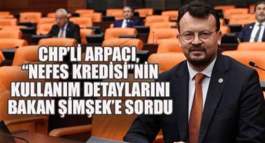 CHP’li Arpacı, “Nefes Kredisi”nin kullanım detaylarını Bakan Şimşek’e sordu