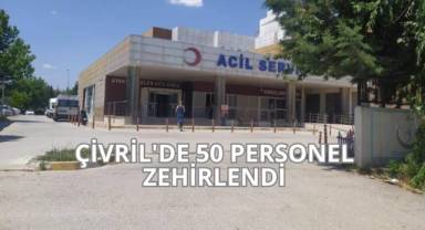 Çivril Devlet Hastanesinde 50 hastane personeli zehirlendi
