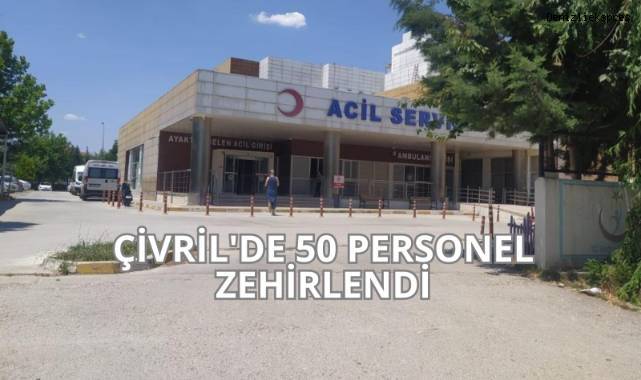 Çivril Devlet Hastanesinde 50 hastane personeli zehirlendi
