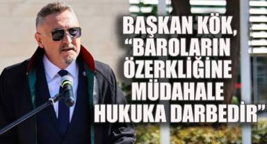 Denizli Baro Başkanı Kök: Hukuka güven alarm veriyor, savunma güçlenmezse adalet çöker