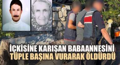 İçkisine karışan babaannesini tüple başına vurarak öldürdü