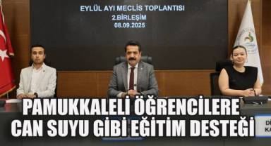 Pamukkaleli 2 bin 500 öğrenciye aylık bin TL destek sağlanacak