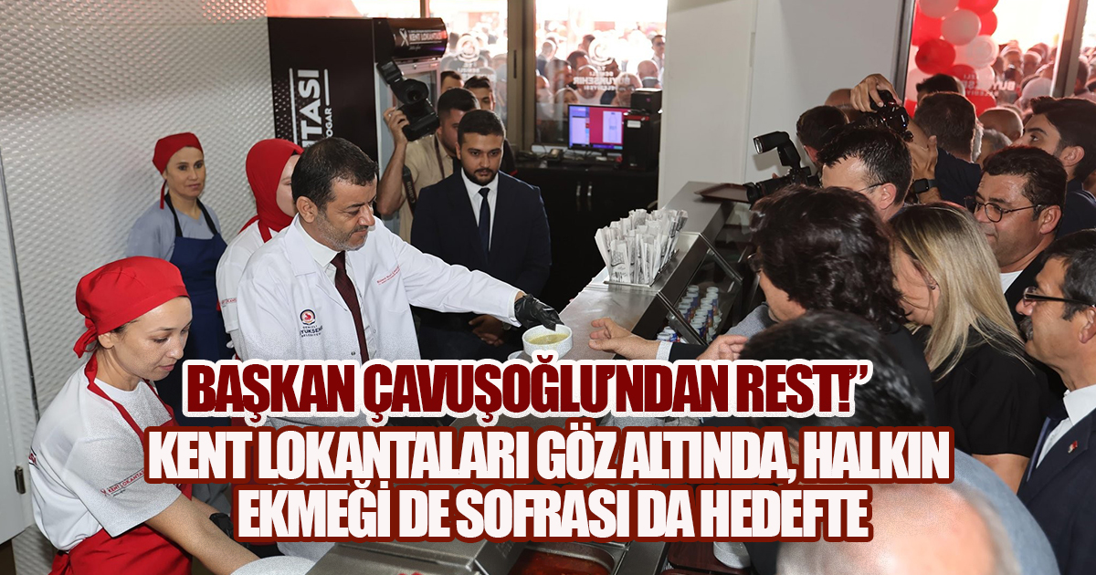 Başkan Çavuşoğlu Sert Çıktı, 