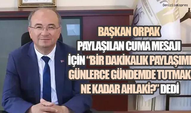 BULDAN BELEDİYE BAŞKANI ORPAK: