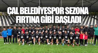 Çal Belediyespor Sezona Fırtına Gibi Başladı