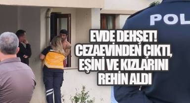 Cezaevinden çıkan Mevlüt E., evini savaş alanına çevirdi: Polis 6 saat sonra yakaladı