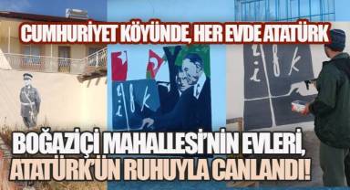 Cumhuriyetin kalesi Boğaziçi'nde her ev Atatürk'ün ışığıyla parlıyor.