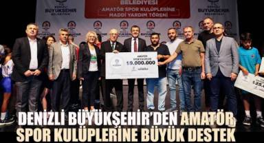 Denizli Büyükşehir'den amatör spor kulüplerine 9 Milyon TL destek