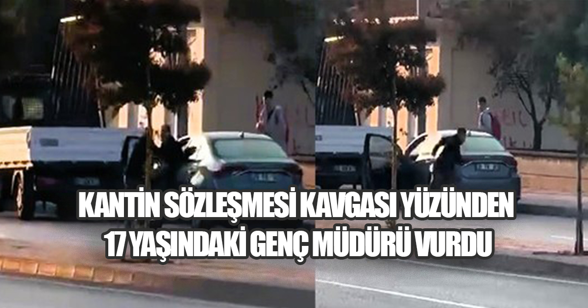 Denizli'de sabah dehşeti: Kantincinin oğlu okul müdürünü vurdu