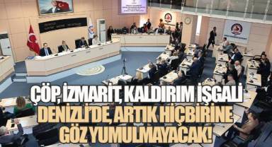 Denizli'de Sokak Temizliği İçin Sıfır Tolerans: İzmarit, Çöp ve Kaldırım İşgaline İşlem Yapılacak