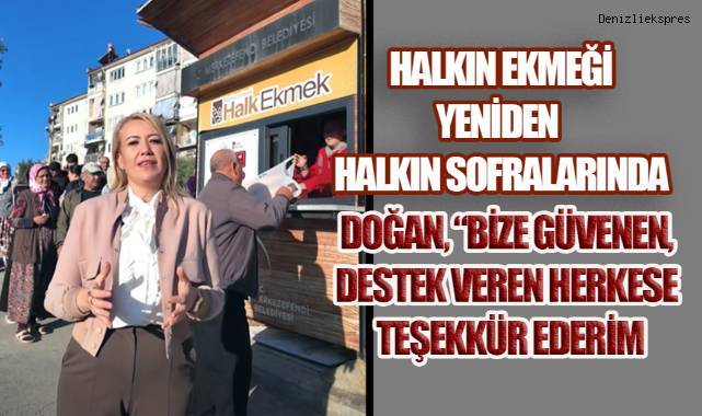 Doğan: 'Komploya Rağmen Halkın Sofrasını Korumaya Devam Edeceğiz