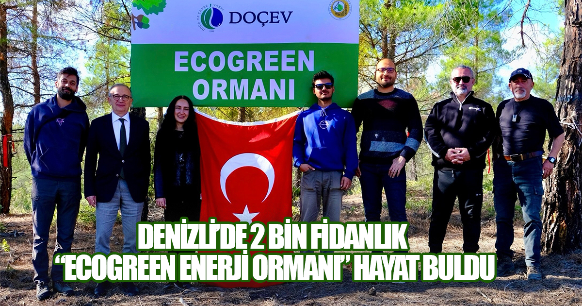 Ecogreen Enerji Holding doğa için bir kez daha sahada: “Enerjiyi üretmek yetmez, doğayı da yaşatmak gerek.”