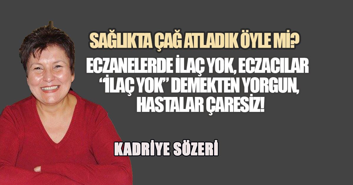 Sağlıkta Çağ Atladık Öyle mi? Eczanelerde İlaç Bulunmuyor, Eczacılar 