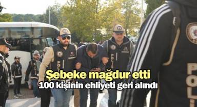 Sahte alkol testi şebekesi 100 sürücünün ehliyetini geri aldırdı