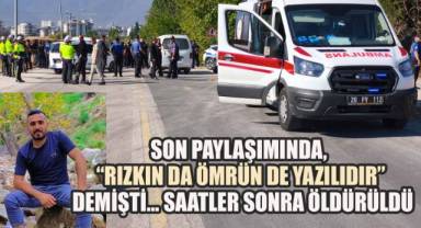 Son paylaşımında,