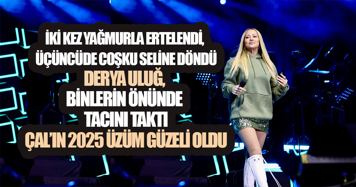 Yağmurun bereketiyle ertelenen konser, binlerin katılımıyla unutulmaz bir geceye dönüştü