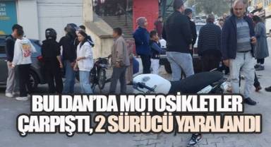 Buldan’da Motosikletler Çarpıştı: 2 Sürücü Yaralandı