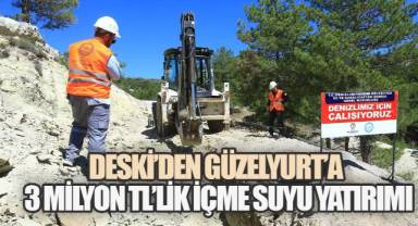 Büyükşehir DESKİ'den Güzelyurt'a 'Can Suyu'