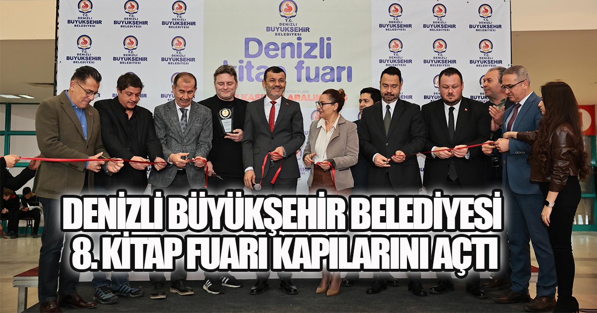 Denizli Büyükşehir Belediyesi 8. Kitap Fuarı kapılarını açtı