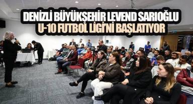 Denizli Büyükşehir Levend Sarıoğlu U-10 Futbol Ligi'ni başlatıyor