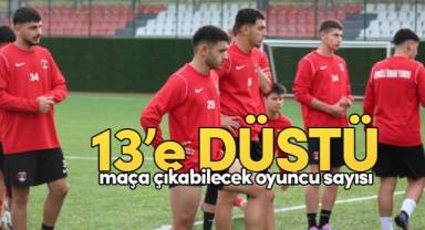 Denizli İdman Yurdu’nda maça çıkabilecek oyuncu sayısı 13’e düştü