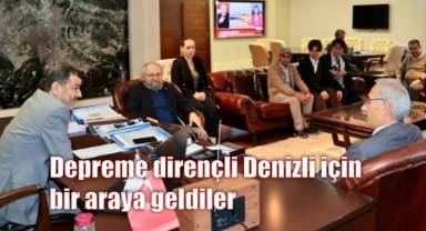 Depreme dirençli Denizli için bir araya geldiler
