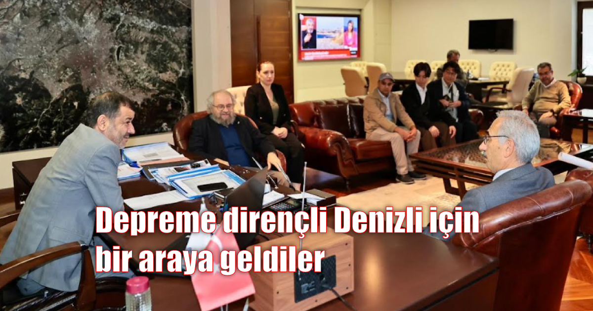 Depreme dirençli Denizli için bir araya geldiler