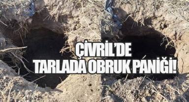 Toprak büyük gürültüyle çöktü, çiftçiler tedirgin