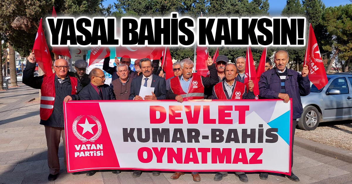 VATAN PARTİSİ’NDEN SERT ÇIKIŞ, 