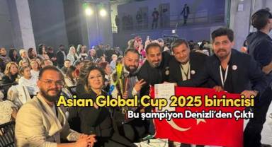 Acıpayamlı kadın kuaför Asian Global Cup 2025 birincisi oldu
