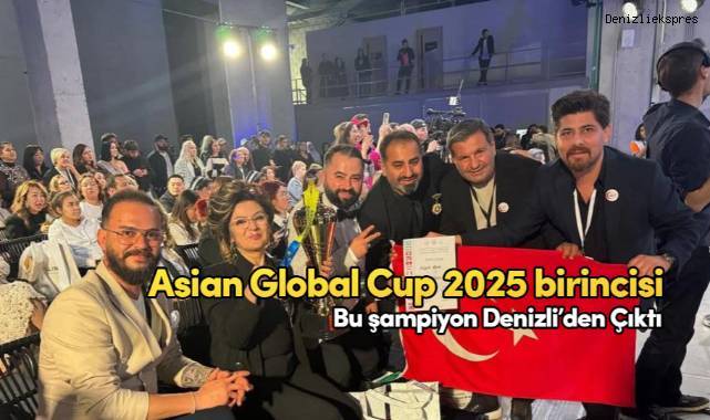 Acıpayamlı kadın kuaför Asian Global Cup 2025 birincisi oldu