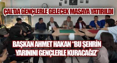 Çal'da Gençlerle Gönüllülük Buluşması, Başkan Hakan