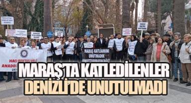 Denizli'den Maraş İçin Adalet Çağrısı